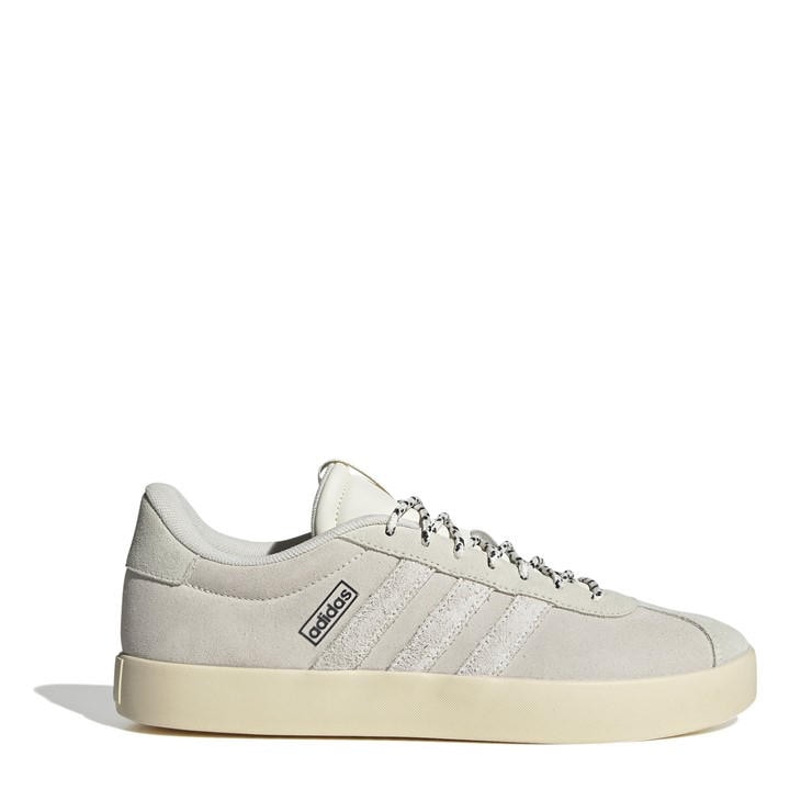 Adidas Men's White Vl Court 3.0 Shoes in Size 7, Sports Direct