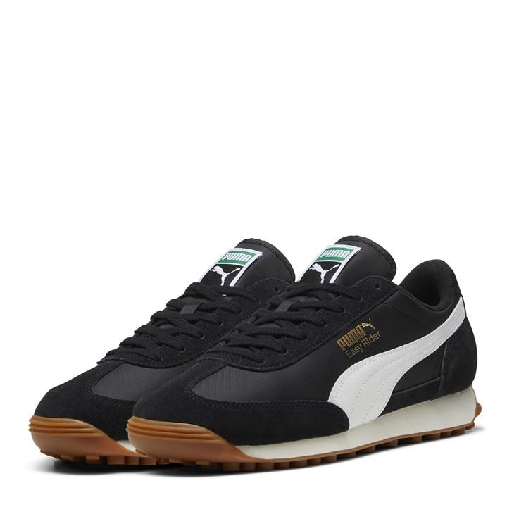 Puma Men's Black Easy Rider Vintage Low-Top Trainers in Size 11, Sports Direct