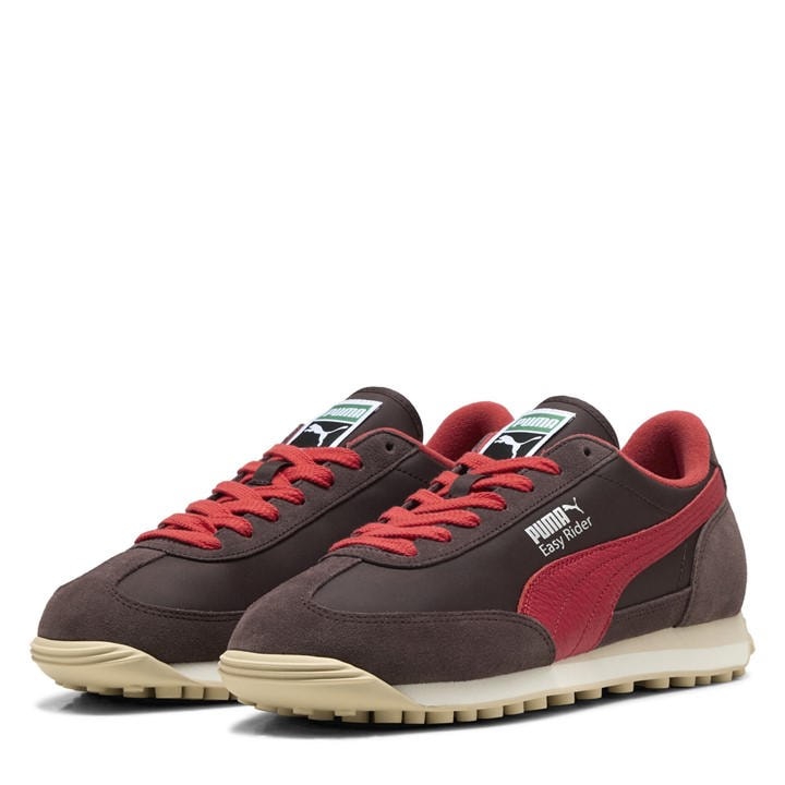 Puma Men's Brown Easy Rider Vintage Low-Top Trainers in Size 7, Sports Direct