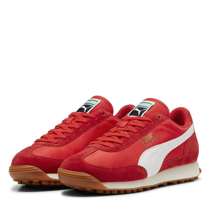 Puma Men's Red Easy Rider Vintage Low-Top Trainers in Size 11, Sports Direct