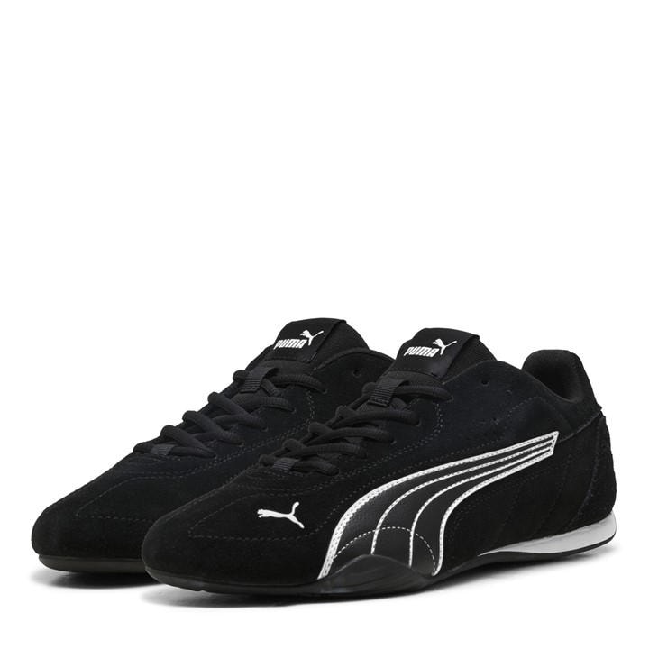 Puma Men's Black Catch Low-Top Trainers in Size 9.5, Sports Direct