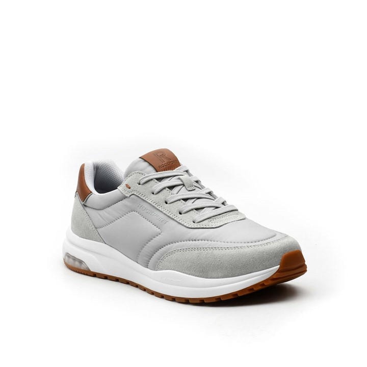 Rockport Men's Grey Dmx Brock Chunky Trainers in Size 8, Sports Direct