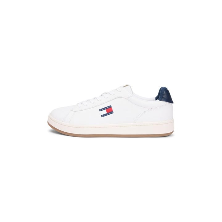 Tommy Jeans Men's White Archive Elvatd Court Trainers in Size 9, Sports Direct