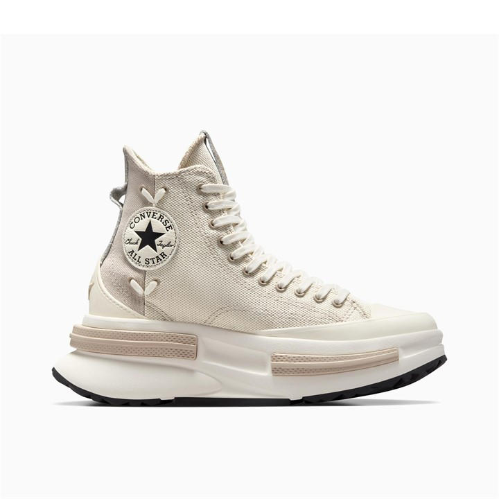 Converse  Beige  Run Star Legacy Platform Trainers in Size 5.5, Sports Direct