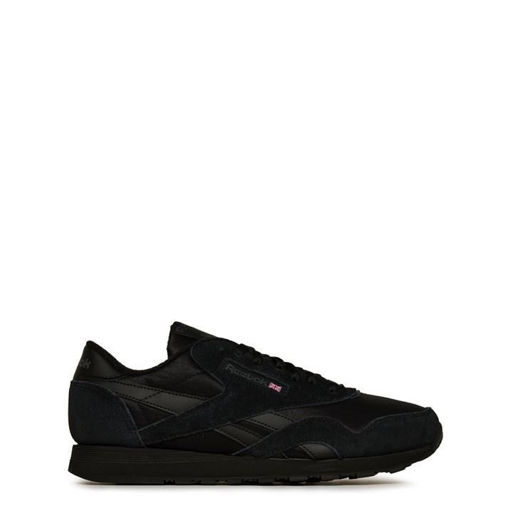 Reebok Men's Black Classic Nylon Shoes in Size 7, Sports Direct