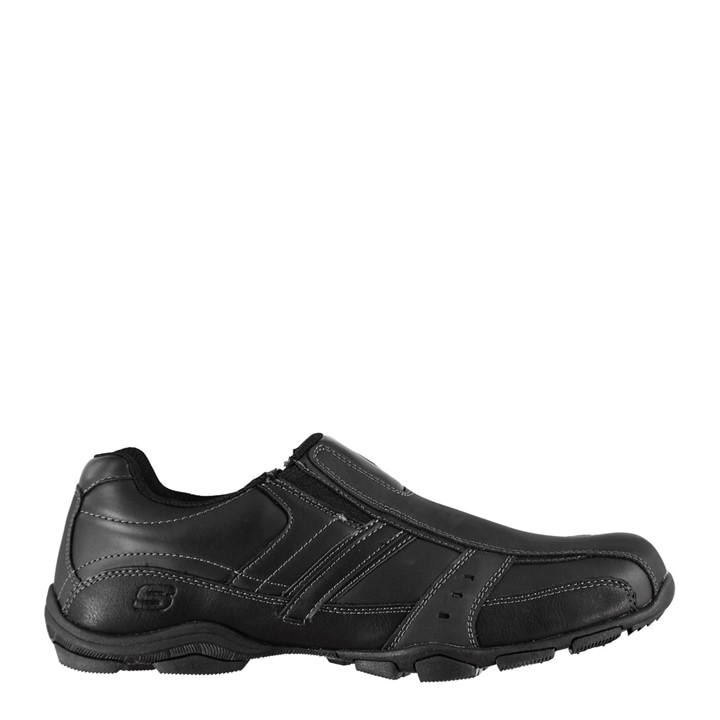 Skechers Men's Black Marter Casual Slip On Shoes in Size 10, Sports Direct