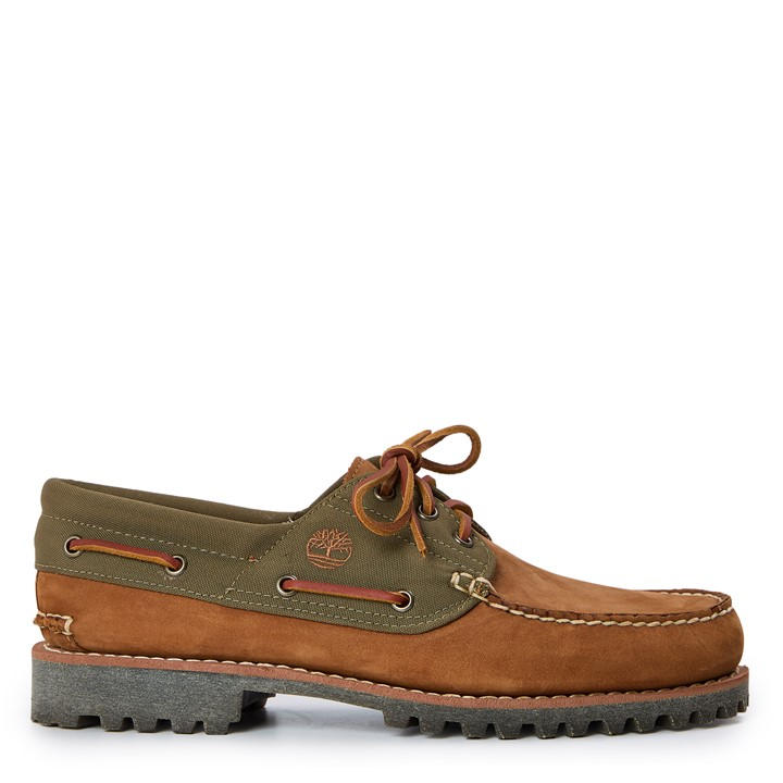 Timberland Men's Brown Authentic Boat Shoe in Size 6.5, Sports Direct
