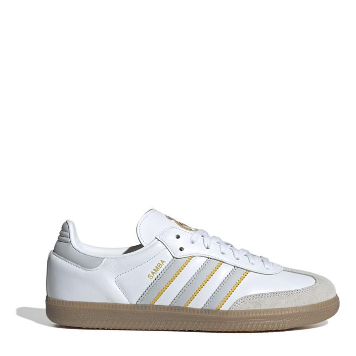 Adidas Men's White Samba Club Shoes in Size 11, Sports Direct