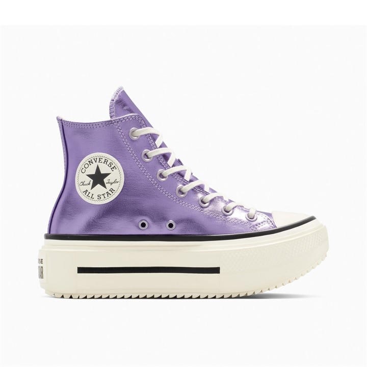 Converse  Purple Chuck Taylor All Star Lif Platform Trainers in Size 5.5, Sports Direct
