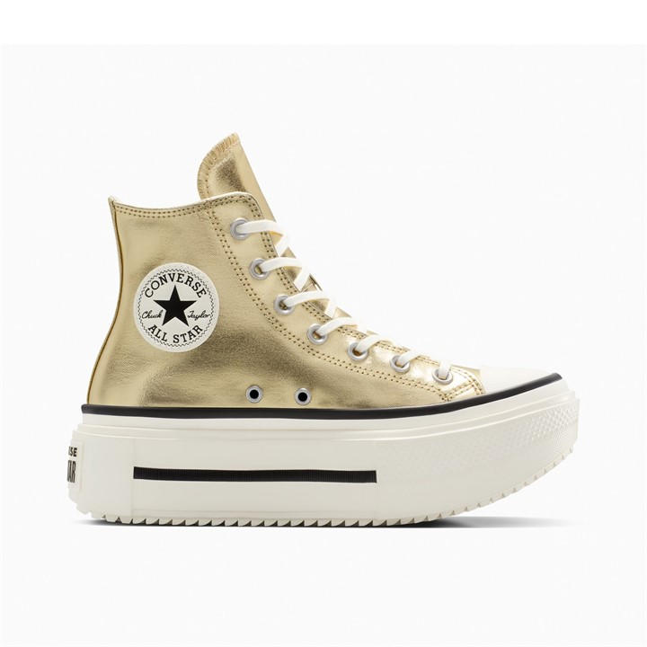 Converse  Metallics Chuck Taylor All Star Lif Platform Trainers in Size 4.5, Sports Direct
