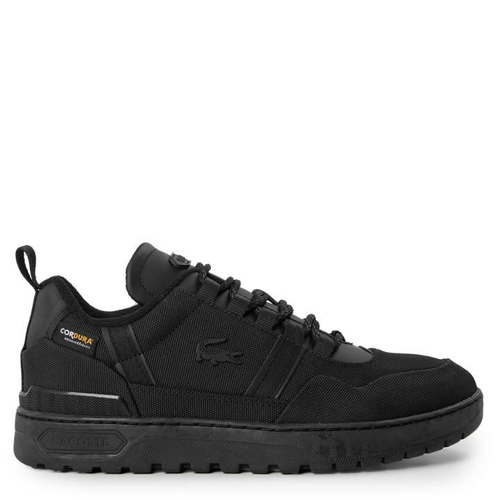 Lacoste Men's Black Basket Low-Top Trainers in Size 7, Sports Direct