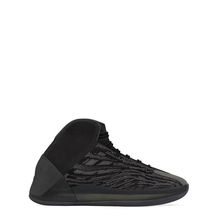 Yeezy Men's Black Sneakers, Boost Cushioning in Size 8, Sports Direct
