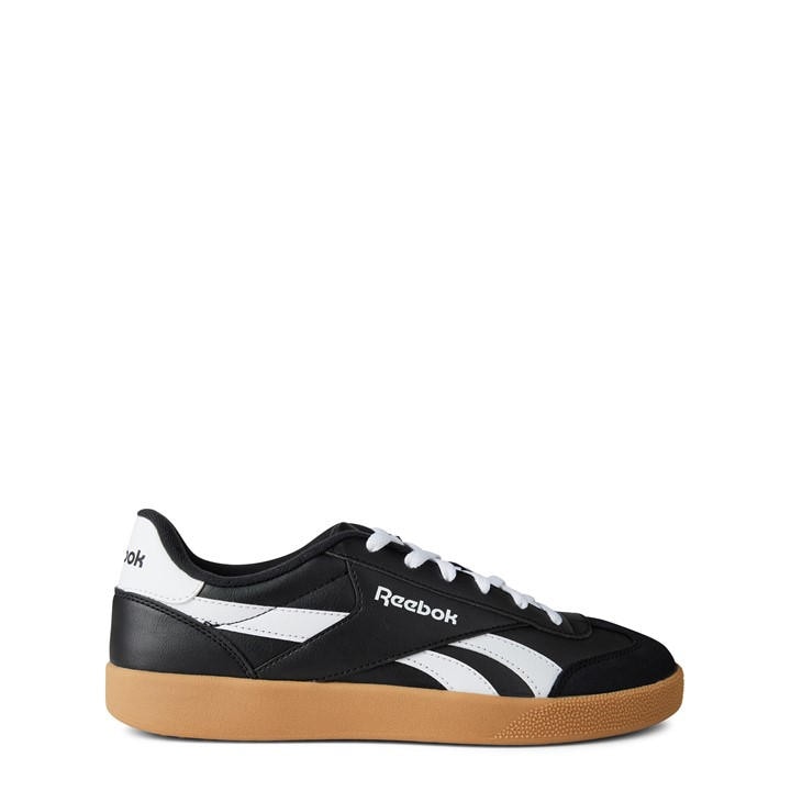 Reebok Men's Black Smash Edge Low-Top Trainers in Size 8, Sports Direct