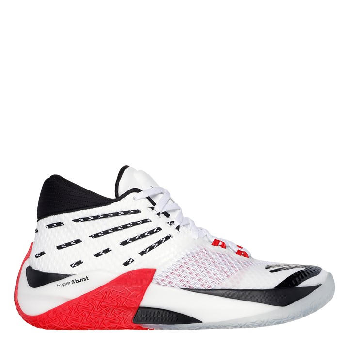 Skechers Men's White Reign Basketball Trainers in Size 16, Sports Direct