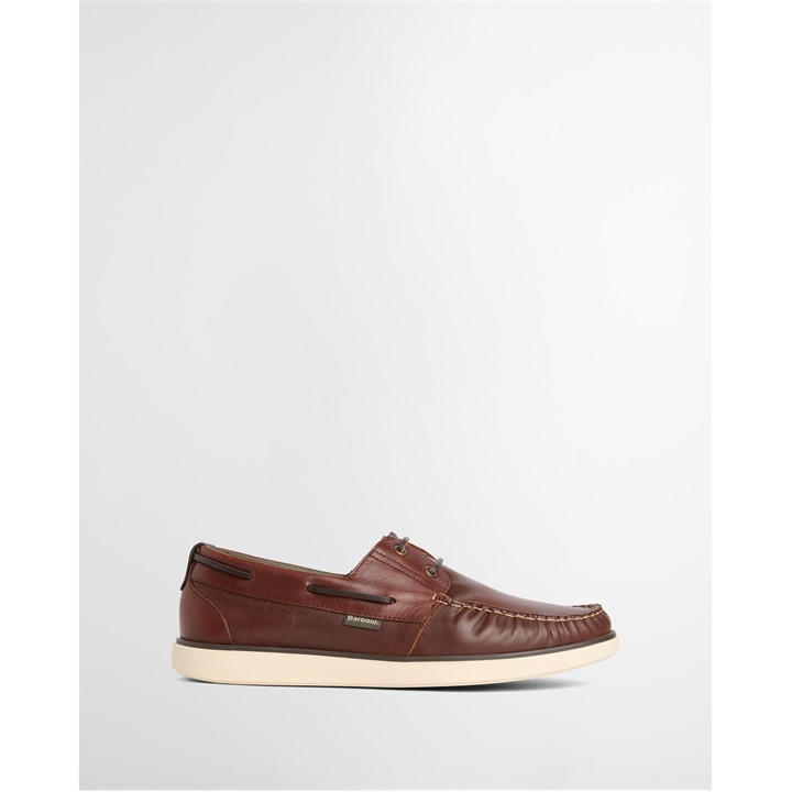 Barbour Men's Brown Rothley Boat Shoes in Size 8, Sports Direct