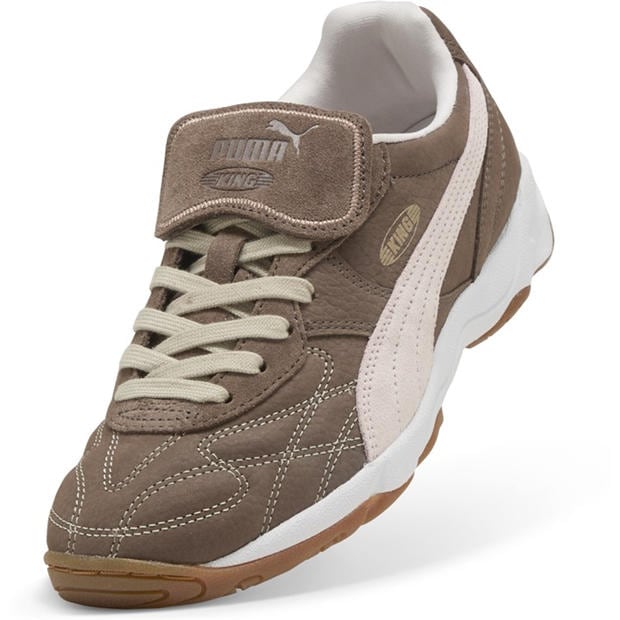 Flat Bronze - Puma - Women's King Indoor Wine Club Low-Top Trainers