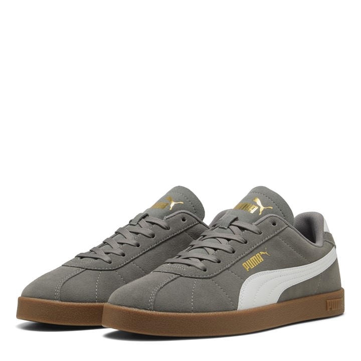 Puma Men's Grey Low-Top Trainers in Size 9.5, Sports Direct