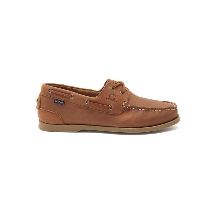 Chatham Men's Brown Boat Shoes in Size 8, Sports Direct