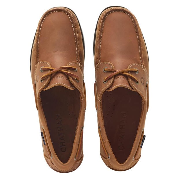 Tan - Chatham - Men's Boat Shoes