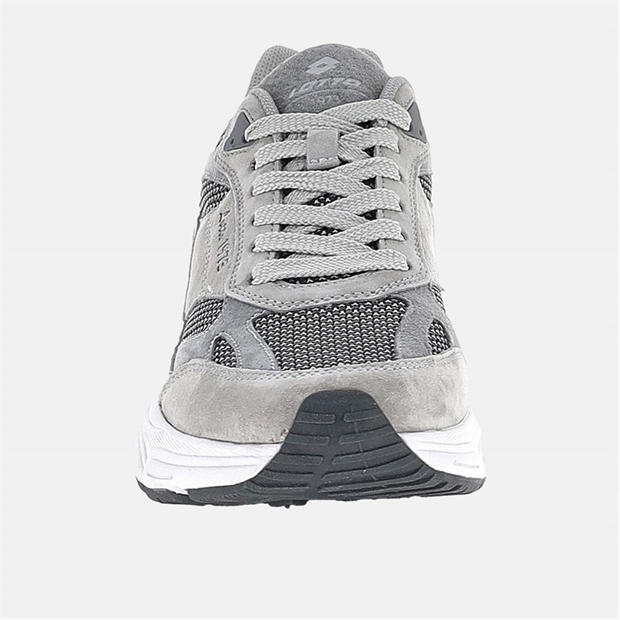 Mushroom Gray - Lotto Sport Italia - Men's Low-Top Trainers
