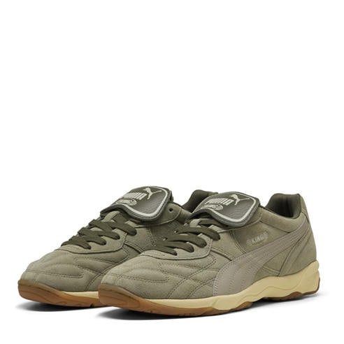 Puma - Men's King Indoor Suede Low-Top Trainers