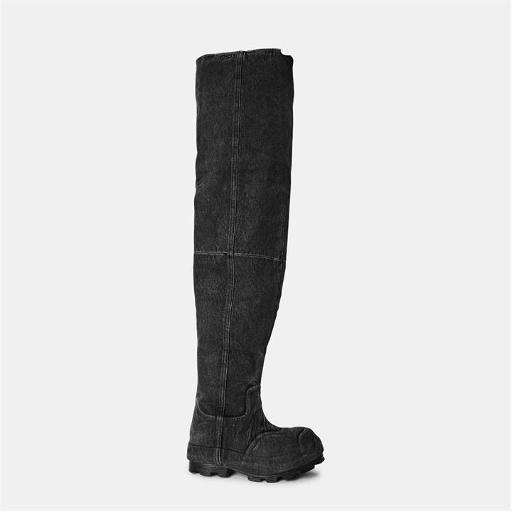 Diesel Men's Black Over The Knee Boots in Size 8, Sports Direct