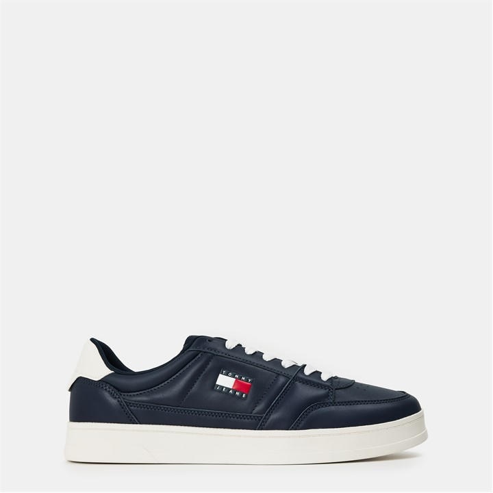 Tommy Jeans Men's Blue Tj Greenwich Court Trainers in Size 9, Sports Direct