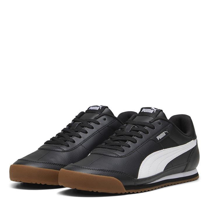 Puma Men's Black Turino Ii Low-Top Trainers in Size 9, Sports Direct