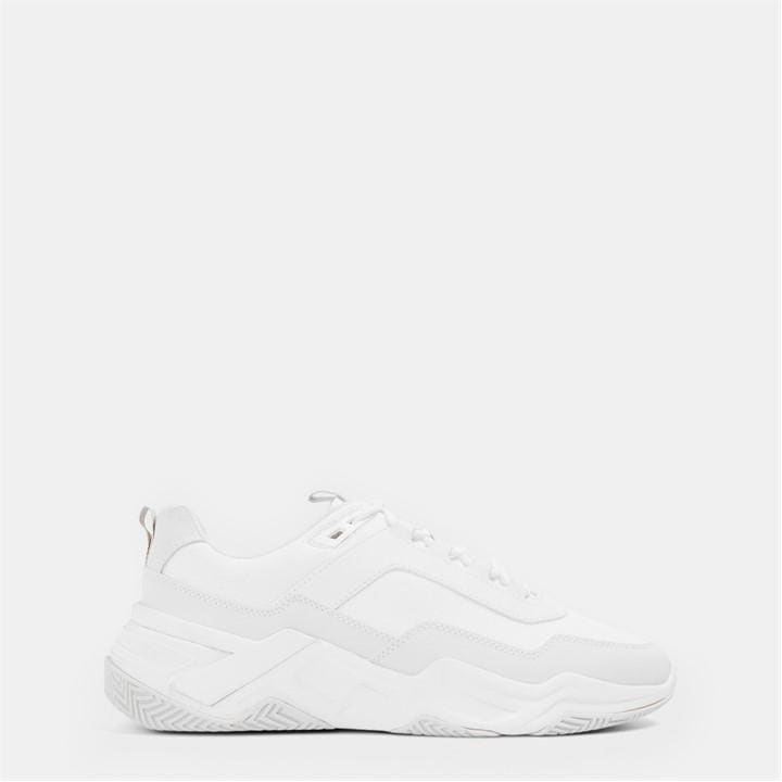 Mallet Men's White Odyssey Chunky Trainers in Size 10, Sports Direct