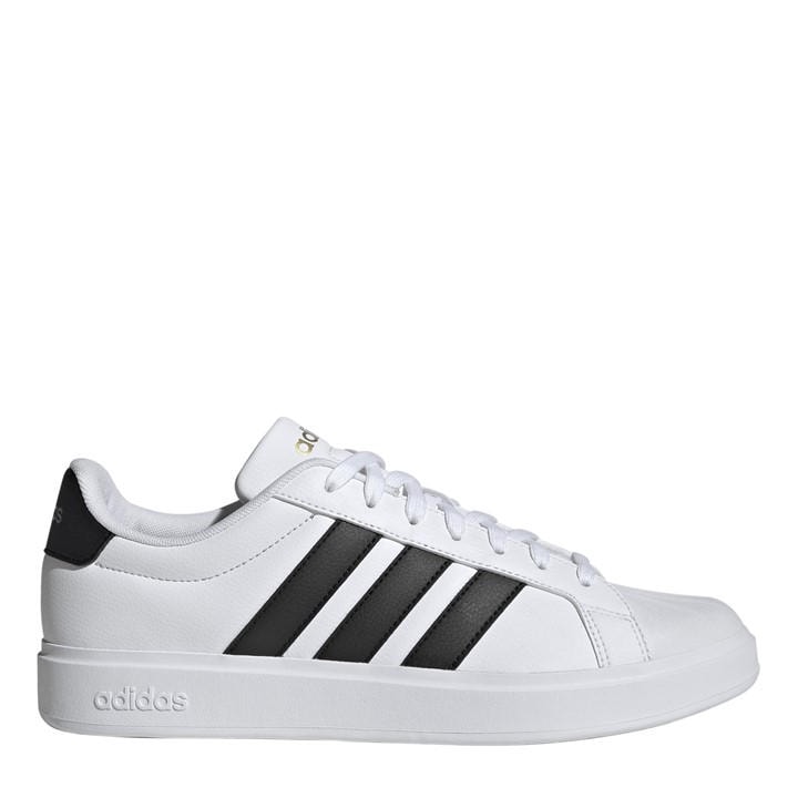 Adidas Men's White Street Talk Low-Top Trainers in Size 7, Sports Direct