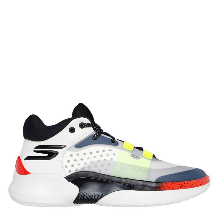 Skechers Men's White Basketball Skx Resagrip Trainers in Size 14, Sports Direct