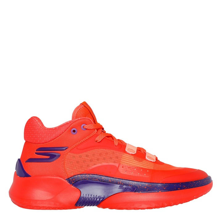 Skechers Men's Orange Basketball Skx Resagrip Trainers in Size 11.5, Sports Direct
