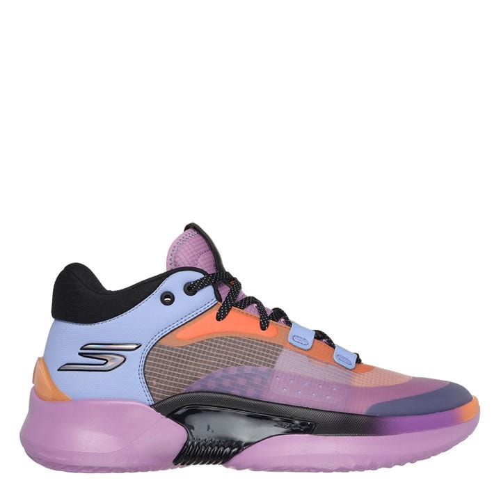 Skechers Men's Purple Basketball Skx Resagrip Trainers in Size 11.5, Sports Direct
