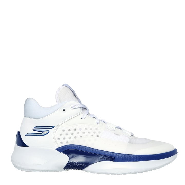 Skechers Men's White Basketball Skx Resagrip Trainers in Size 8.5, Sports Direct