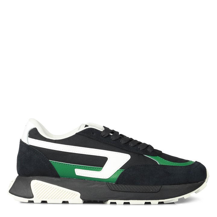 Diesel Men's Black S-Tyche D Low-Top Trainers in Size 6.5, Sports Direct