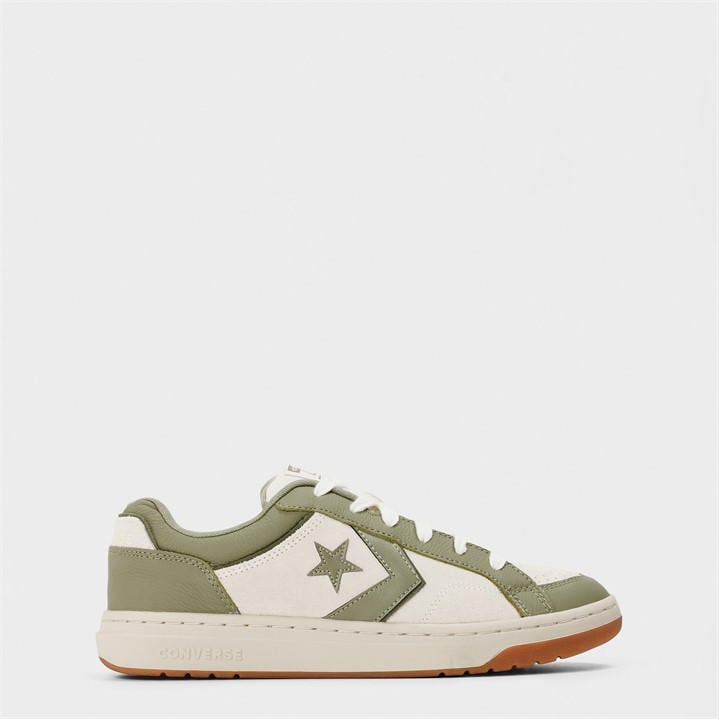 Converse Men's White Basket Canvas Low-Top Trainers in Size 10, Sports Direct