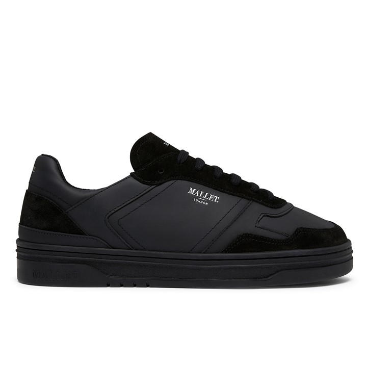 Mallet Men's Black Barnsley Low-Profile Cushioned Court Trainers in Size 7, Sports Direct