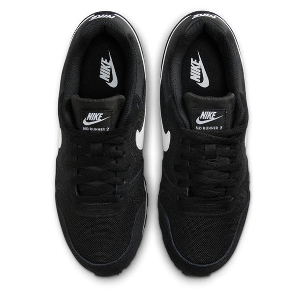 Black/White-Wol - Nike - Women's Md Runner 2 Trainers