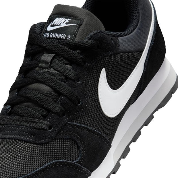 Black/White-Wol - Nike - Women's Md Runner 2 Trainers