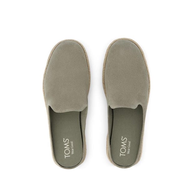 Vintage Grey - Toms - Men's Flat Mules