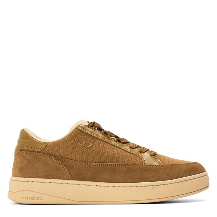 Diesel Men's Brown Sina Court Trainers in Size 6.5, Sports Direct