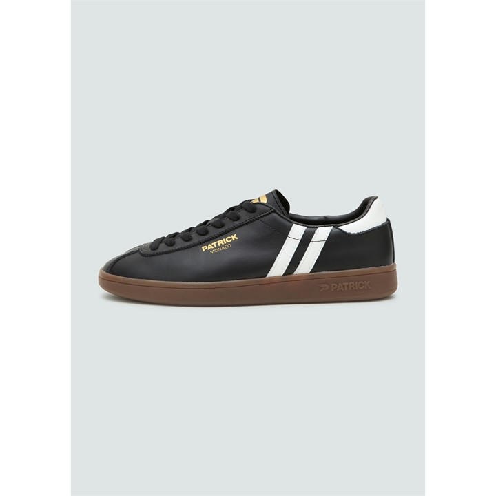 Patrick Men's Black Monaco Court Trainers in Size 11, Sports Direct