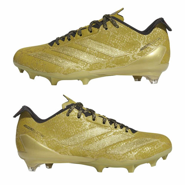 Gold Met. - adidas - Men's Adizero Electric American Football Boot