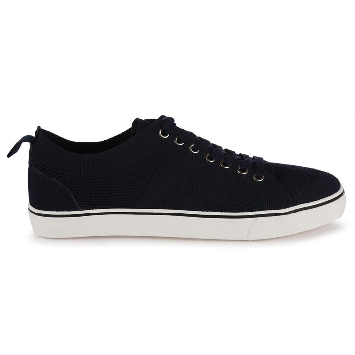 Regatta Men's Blue Classic Knitted Low-Top Trainers in Size 10, Sports Direct