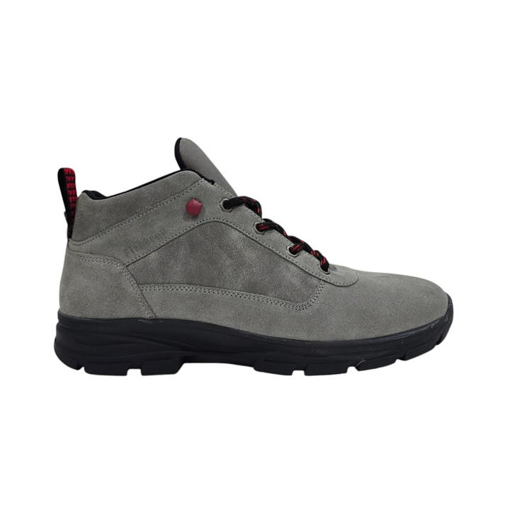 Firetrap Men's Delia Premium Leather Ankle Lace Up Hiker Rugged Boots Grey Size 8 (42) - Image 2