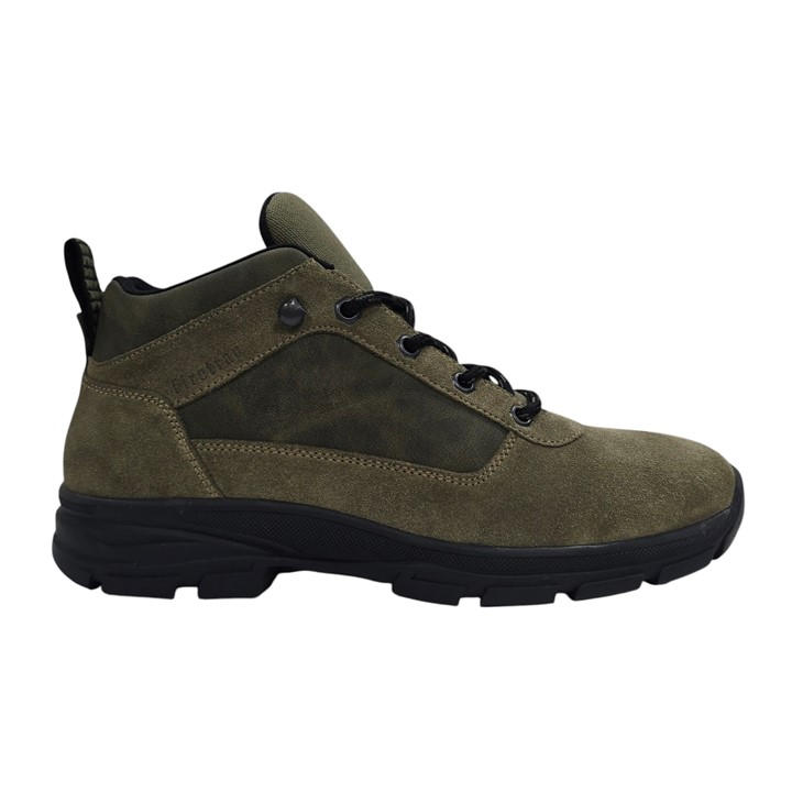 Firetrap Men's Green Delia Premium Leather Ankle Lace Up Hiker Rugged Boots in Size 11, Sports Direct