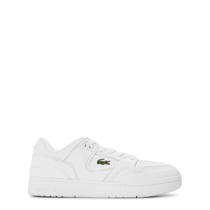 Lacoste Men's White Low-Top Trainers in Size 8, Sports Direct