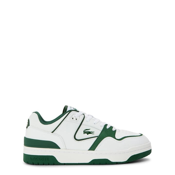 Lacoste Men's White Low-Top Trainers in Size 8, Sports Direct