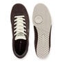 DK BRW/OFF WHT - Lacoste - Mens Aura Suede Sneakers