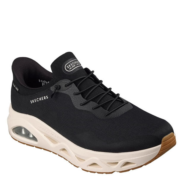 Black/White - Skechers - Men's Slip On Trainers